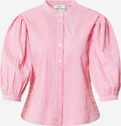 MADS NORGAARD COPENHAGEN Blouse 'Sigga' in Pink / White, Item view