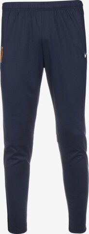 Skinny Pantaloni per outdoor di NIKE in blu: frontale
