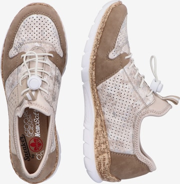 Rieker Athletic Lace-Up Shoes in Beige