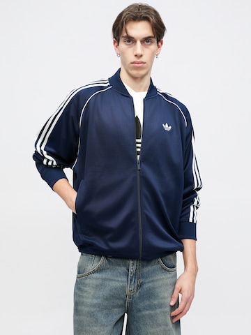 ADIDAS ORIGINALS Sweatvest 'SST Adicolor Classics' in Blauw