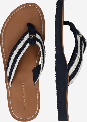 TOMMY HILFIGER T-bar sandals in Blue