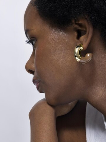 Luxenter Earrings 'Tayris' in Brown