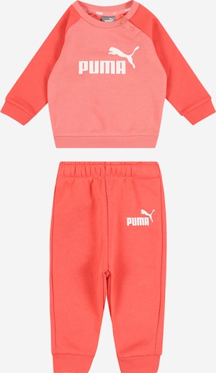 PUMA Joggingpak in de kleur Zalm roze / Rosa / Wit, Productweergave