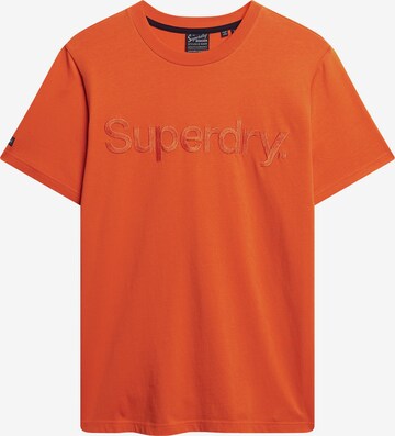 Superdry Shirt in Oranje: voorkant