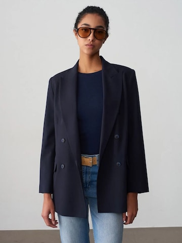 Dilvin - Blazer em azul: frente