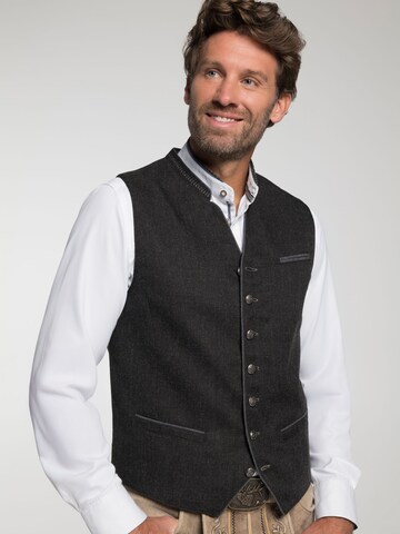 SPIETH & WENSKY Traditional vest in Grey: front