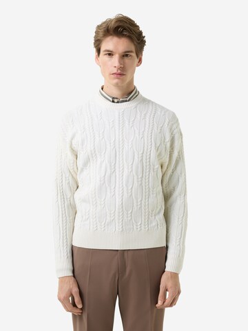 BOGNER Sweater 'Keith' in White: front