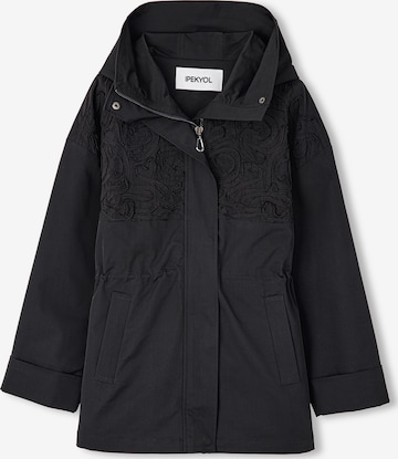 Ipekyol Between-Seasons Parka in Black: front