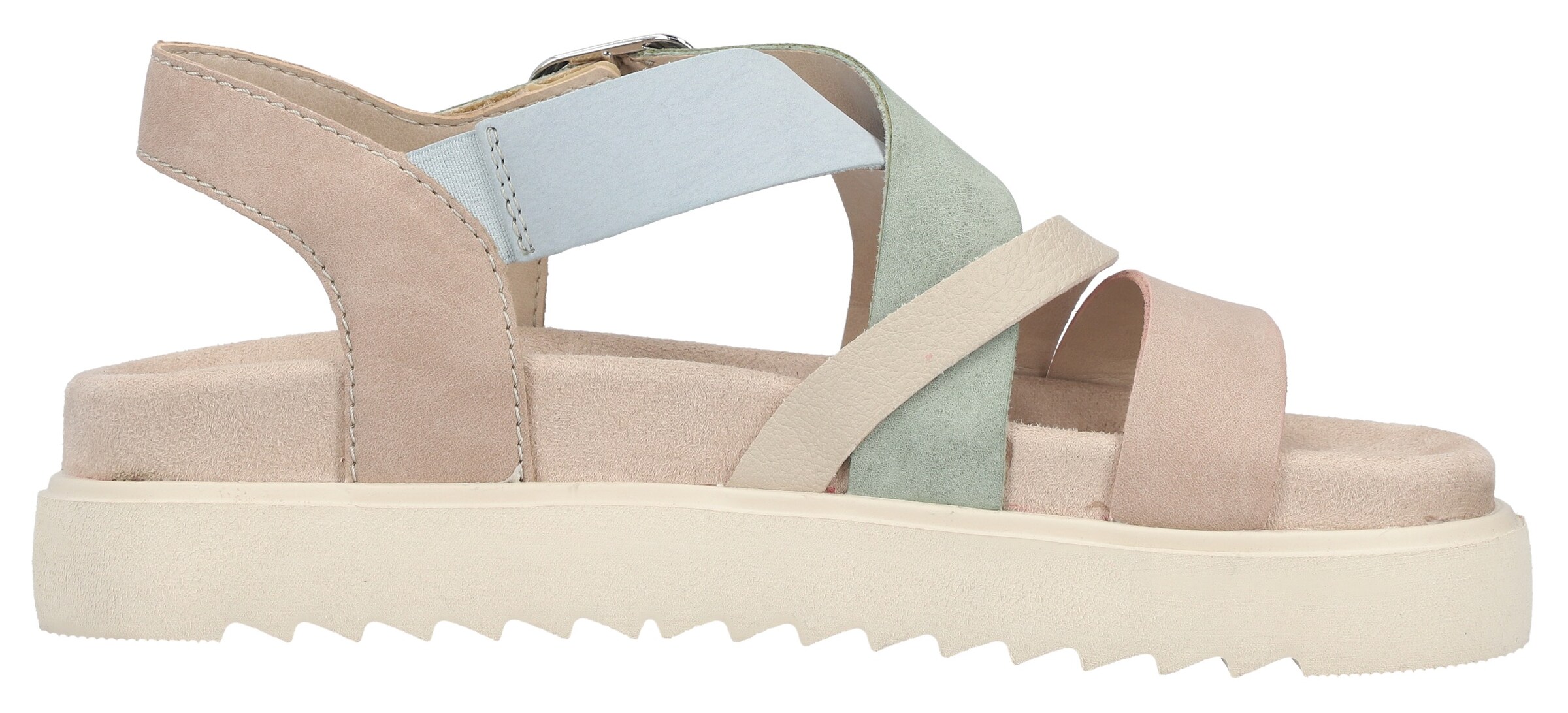 Sandales à lanières Rieker en beige