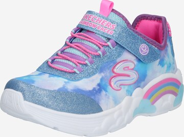 Baskets SKECHERS en bleu : devant