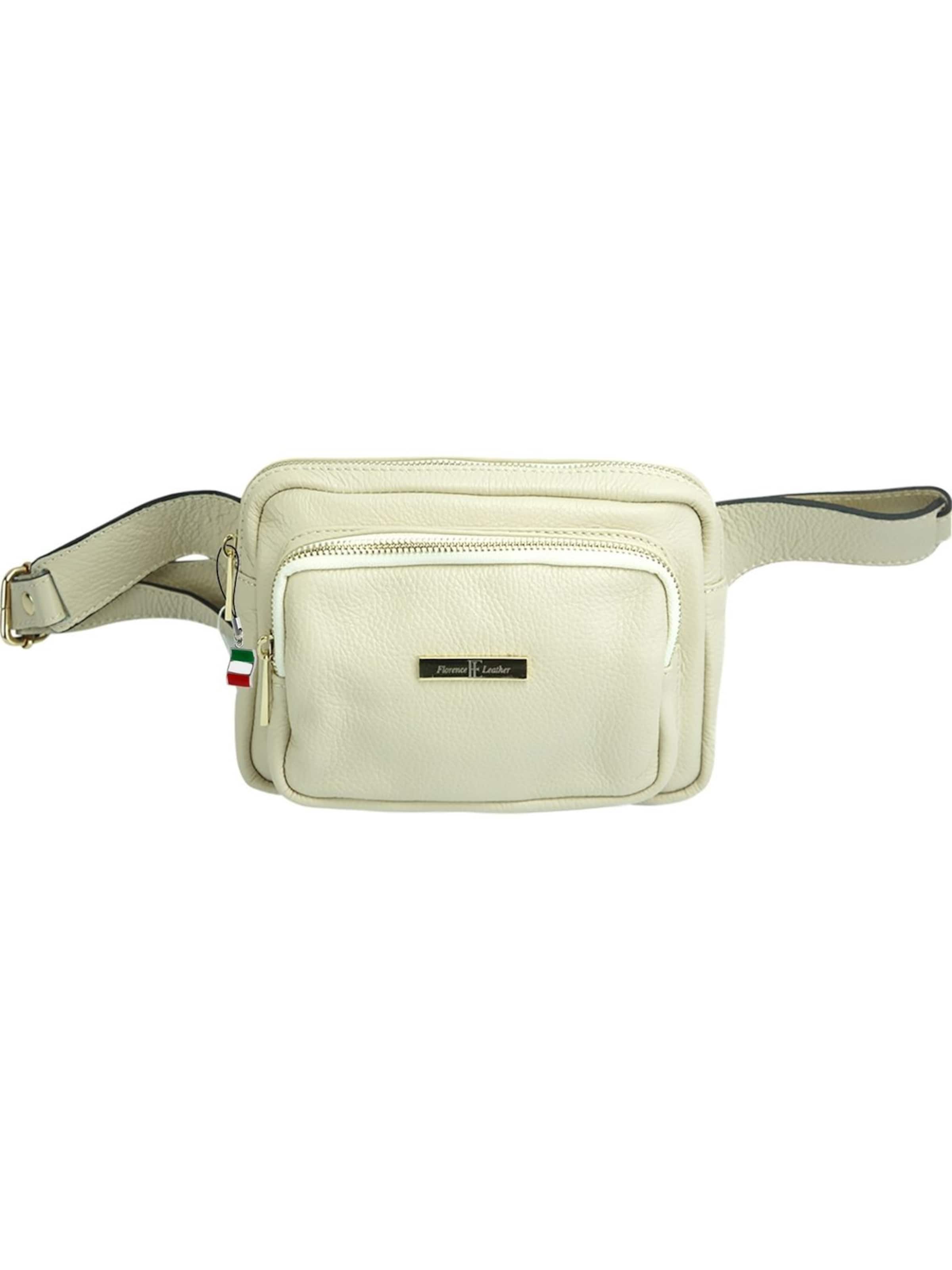 Florence Fanny Pack in Beige: front