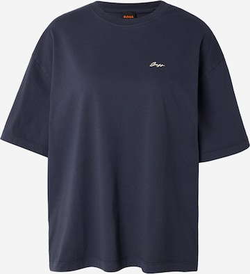 Tricou 'C_Eboys_3' de la BOSS pe albastru: față