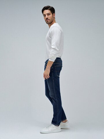 Coupe slim Jean Salsa Jeans en bleu
