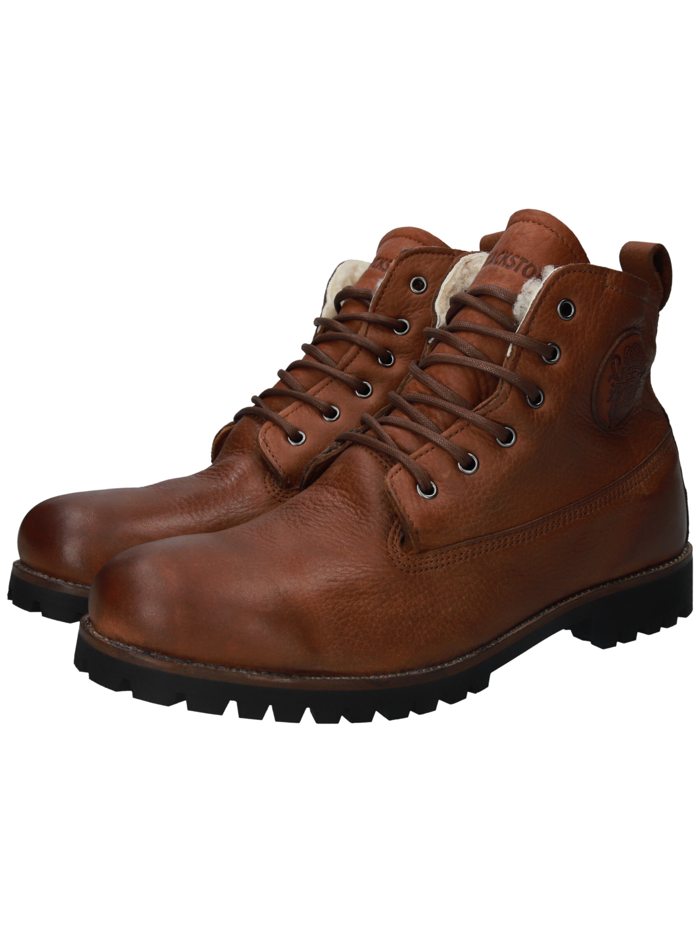 BLACKSTONE - Botas com atacadores 'Colin SG31' em castanho