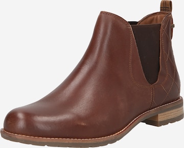 Barbour - Botas chelsea 'Camelia' em castanho: frente