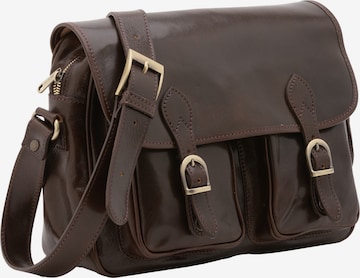 Viola Castellani Crossbody Bag in Brown: front
