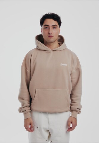 Sweat-shirt Prohibited en beige