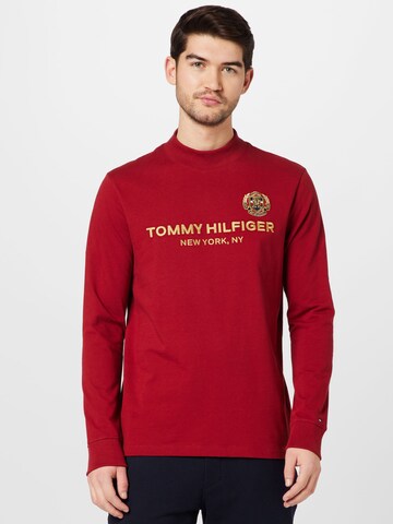 Maglietta di TOMMY HILFIGER in rosso: frontale