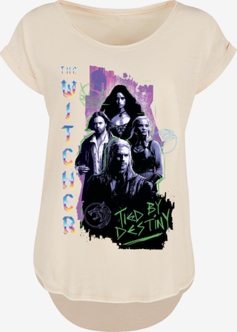 T-shirt 'The Witcher Tied By Destiny Netflix TV Series' F4NT4STIC en beige : devant