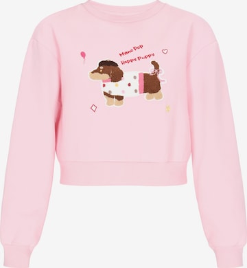 Sweat-shirt 'Pop' MYMO en rose : devant