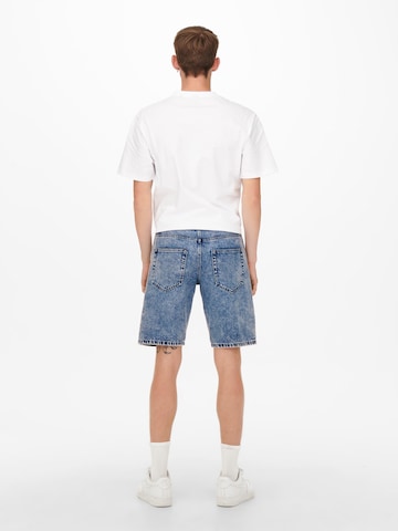 Only & Sons Regular Jeans 'Avi' i blå