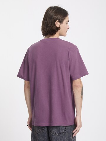 Volcom T-Shirt 'Pistol Stone' in Lila