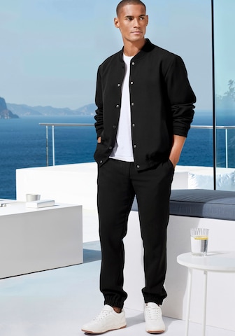 JOHN DEVIN Φθινοπωρινό και ανοιξιάτικο μπουφάν σε μαύρο