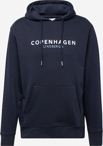 Lindbergh Sweatshirt 'Copenhagen' in Blue: front