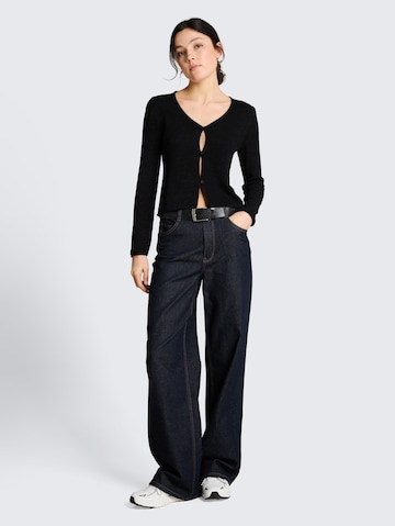 Cardigan TOM TAILOR DENIM en noir