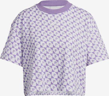 ADIDAS SPORTSWEAR Performance Shirt 'All Szn X Logomania' in Purple: front