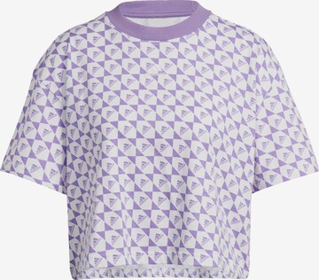 T-shirt fonctionnel 'All Szn X Logomania' ADIDAS SPORTSWEAR en violet : devant