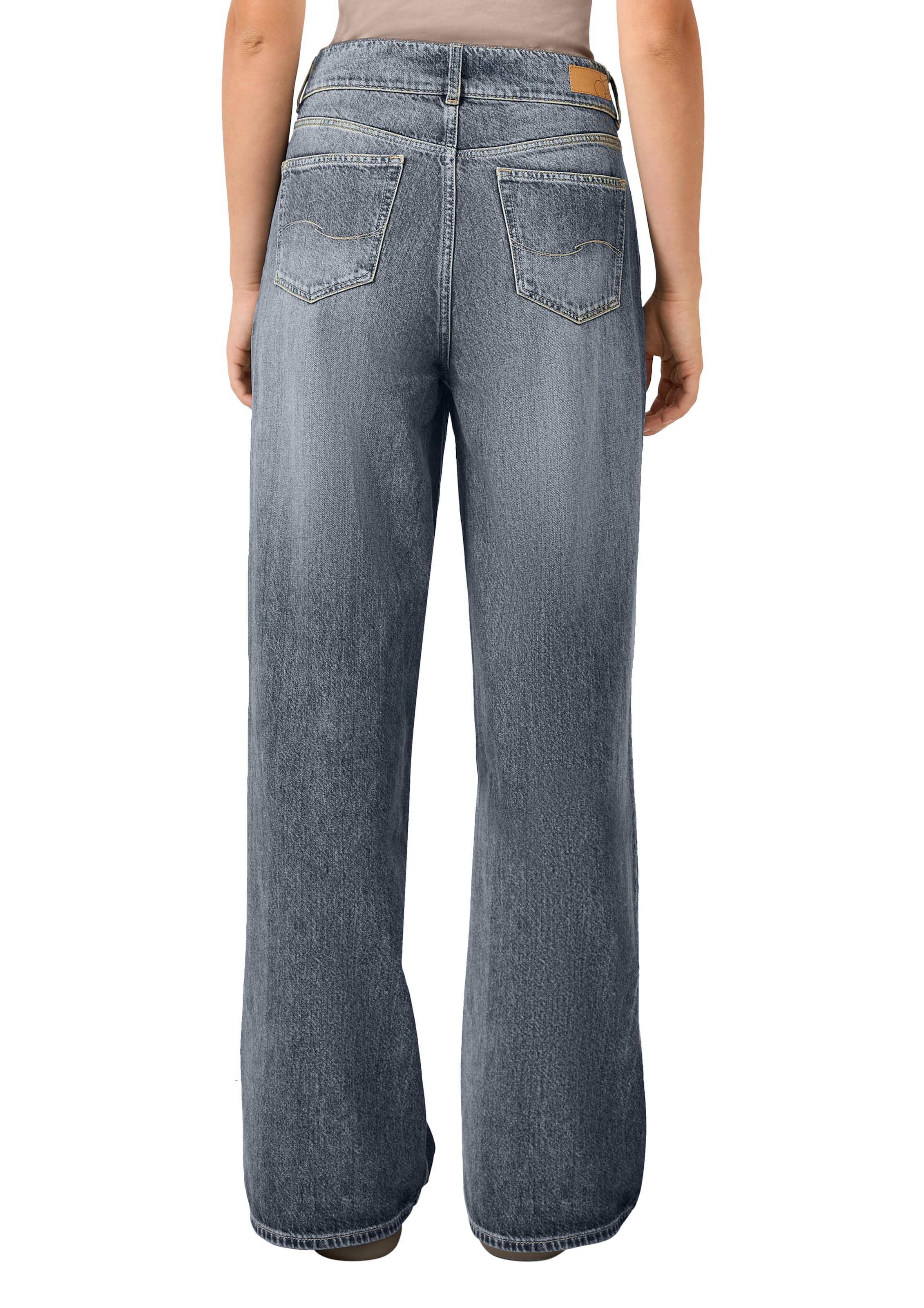 Wide Leg Jean ' CATIE ' QS en gris
