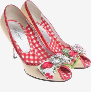 DOLCE & GABBANA Pumps 39 in Mischfarben: Vorderseite