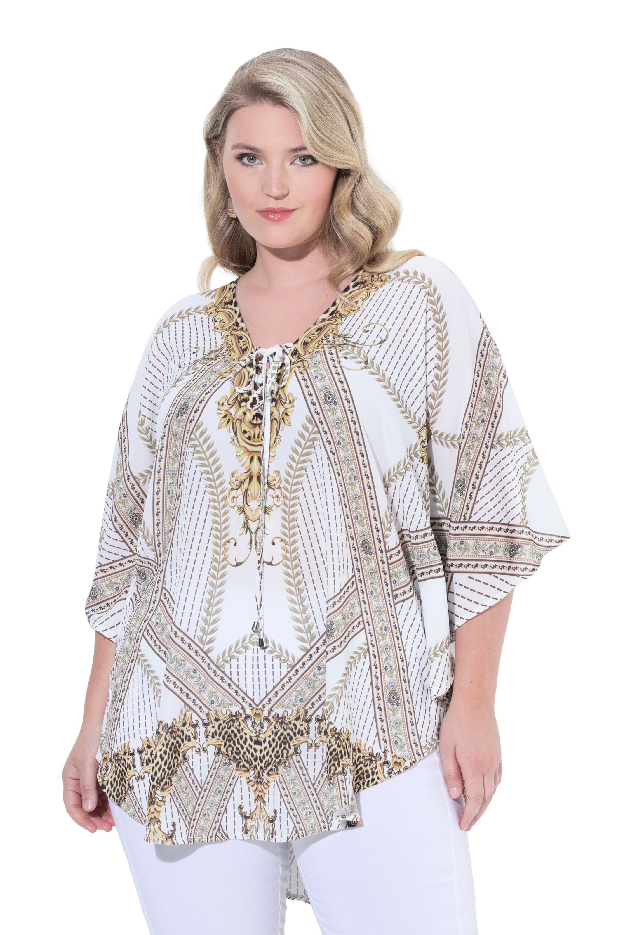 MIAMODA Blouse in Wit: voorkant