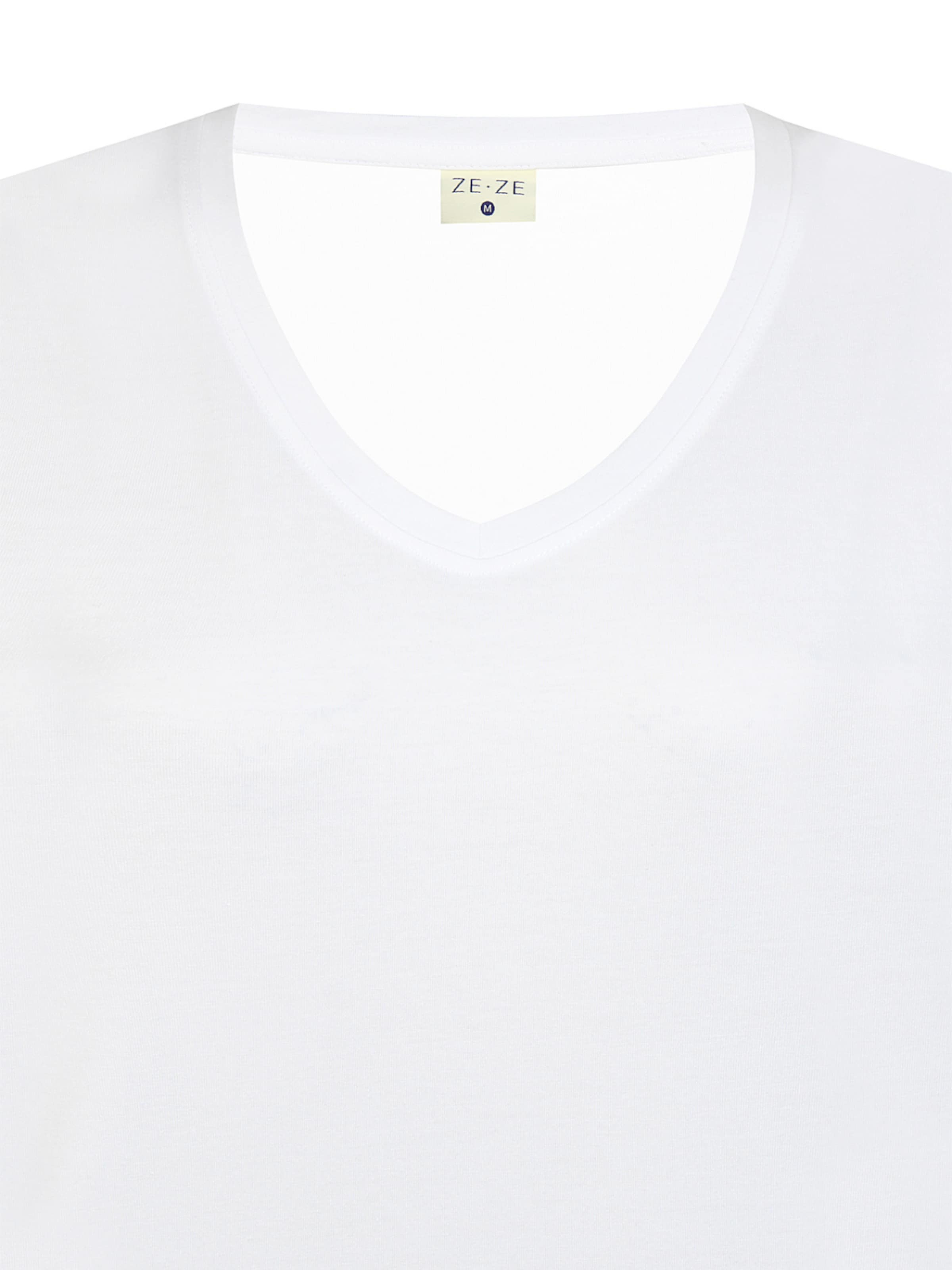 ze-ze Shirt 'Catja 014'‌ in Weiß