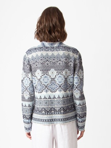 IVKO Knitted Janker 'Jacquard' in Blue