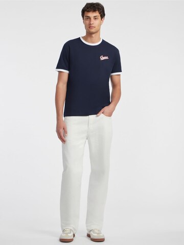 GUESS JEANS Majica | modra barva