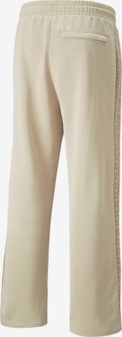 Regular Pantalon 'T7 Trend 7Etter' PUMA en beige