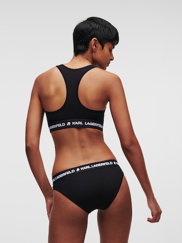 Karl Lagerfeld Bralette Bra in Black