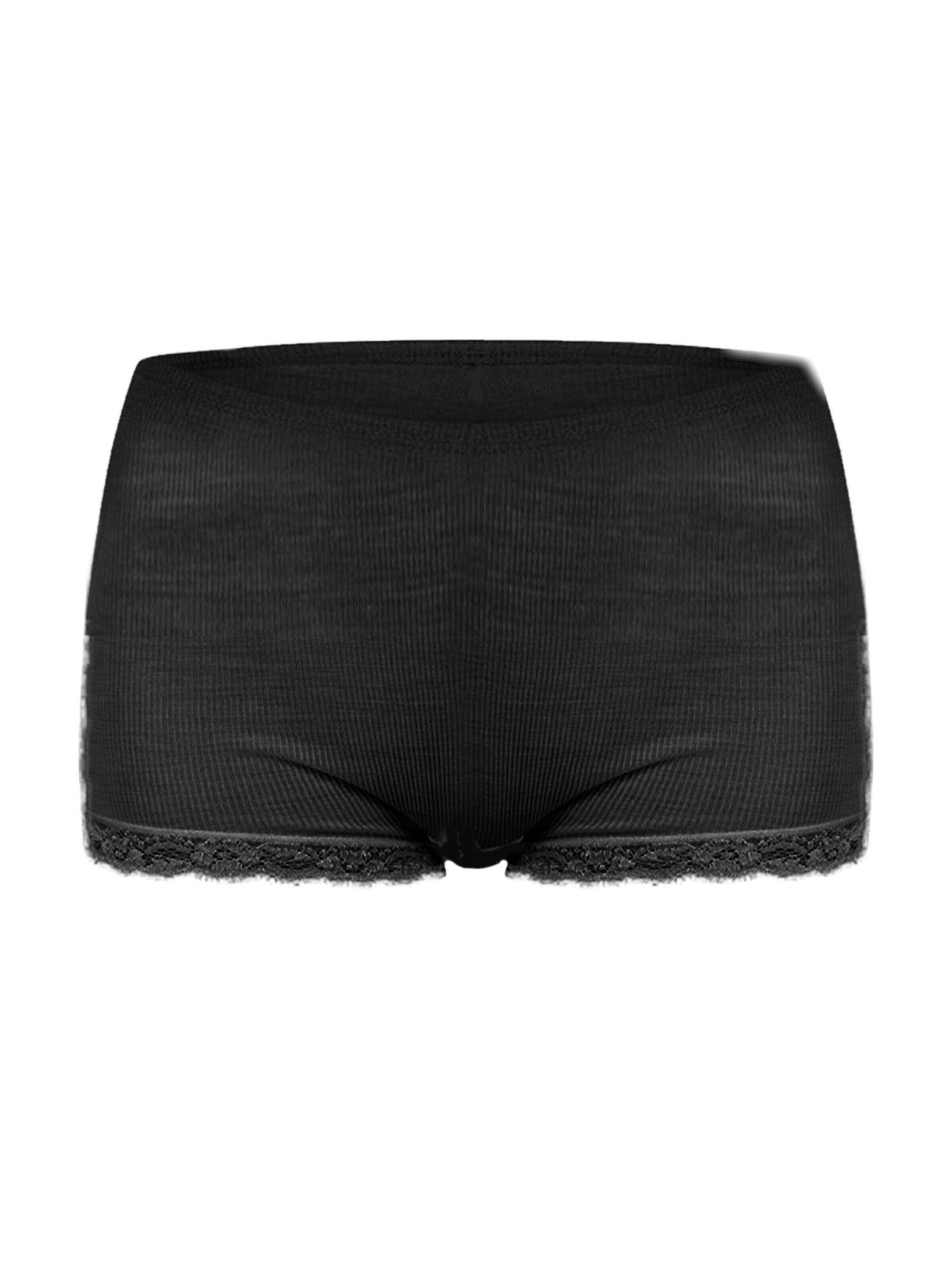 Nina von C. Panty 'Wool Silk' in Black