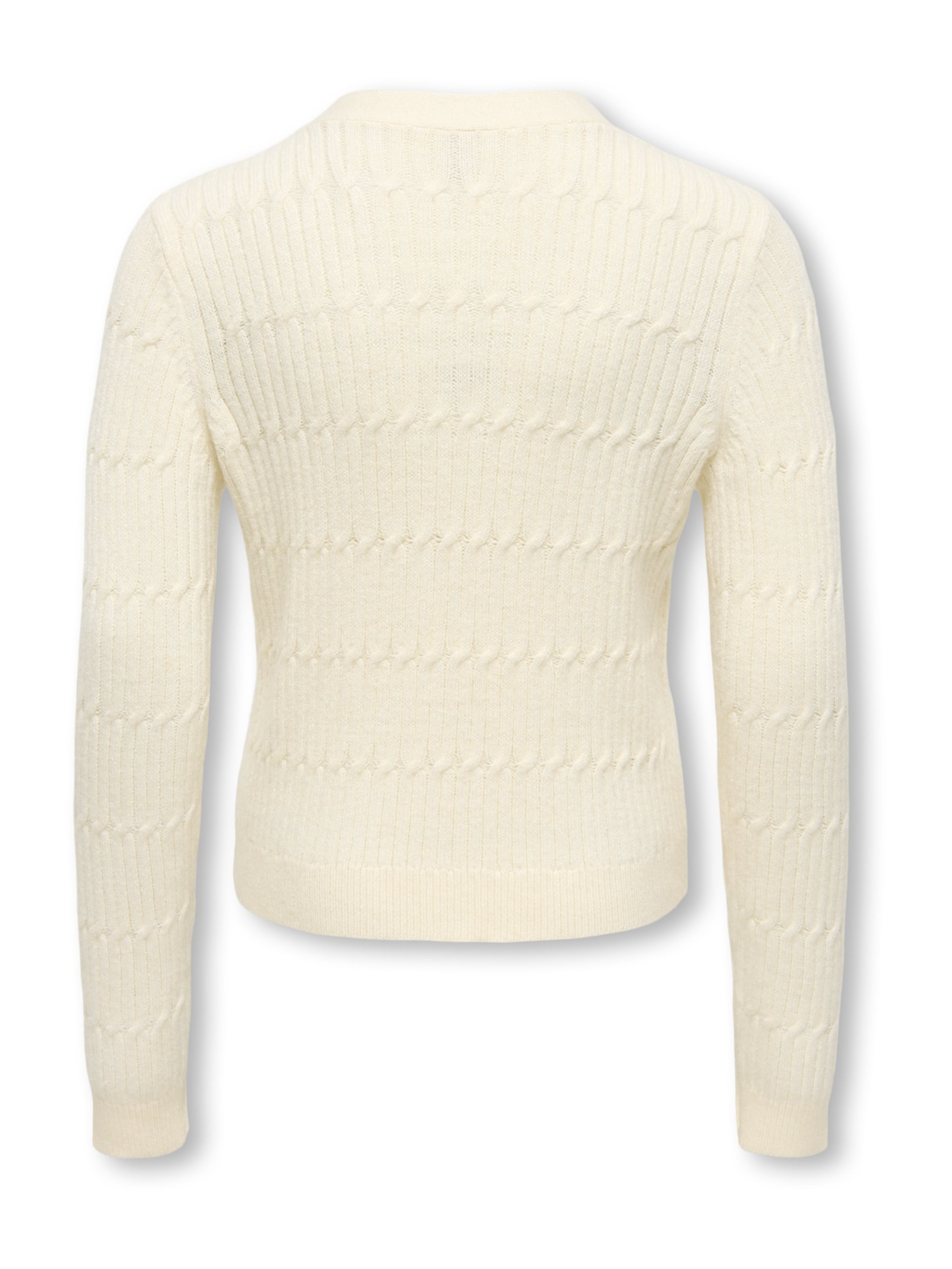 ONLY GIRLS Knit Cardigan 'KOGKATIA' in Grey