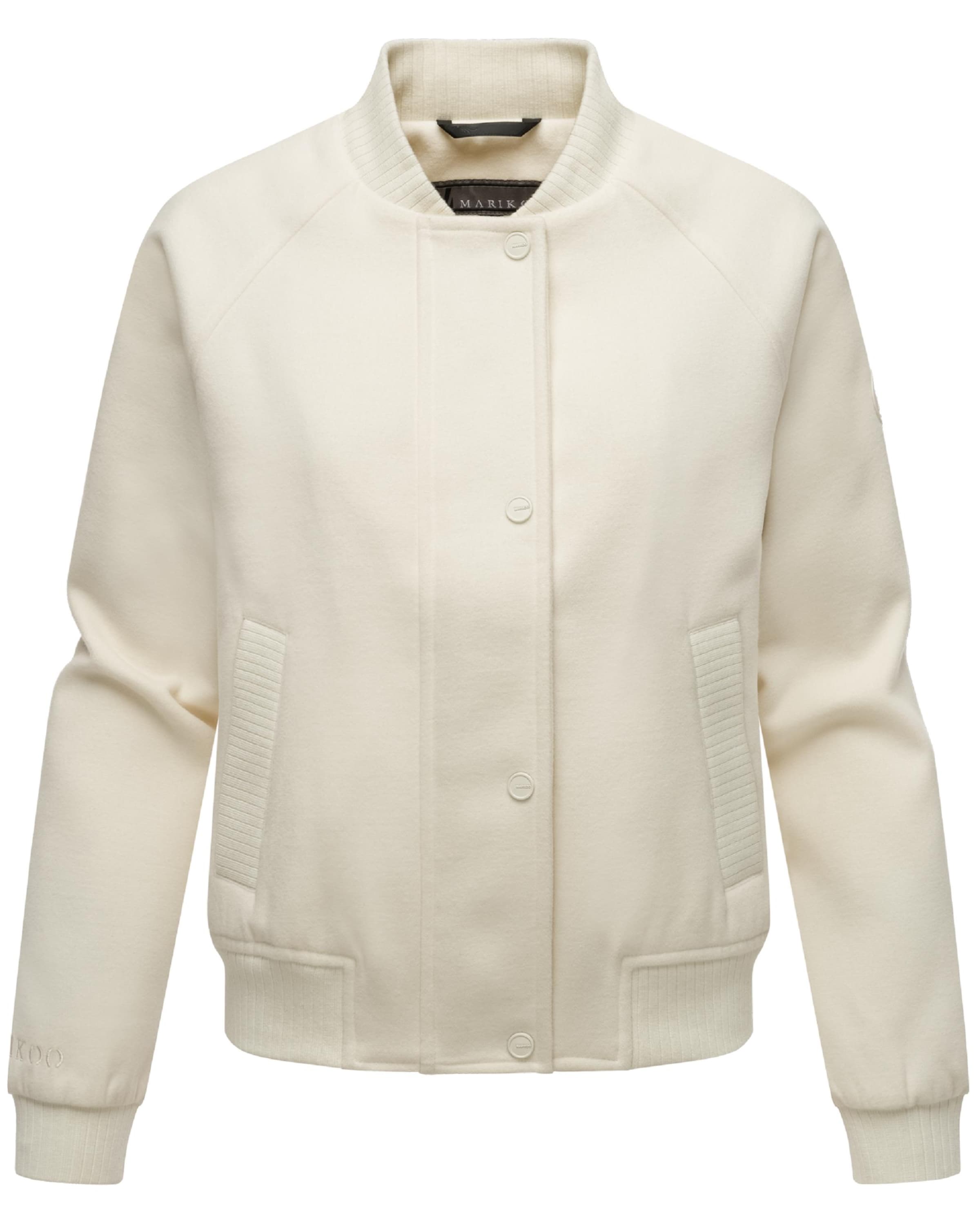 MARIKOO Преходно яке 'Zunaa 16' в бяло: отпред