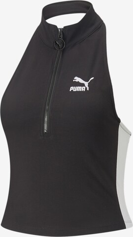 PUMA Top 'T7 Etter' in Zwart: voorkant