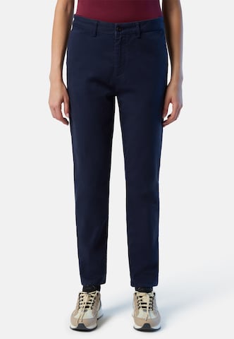 North Sails Regular Chino Pants in Blue: front
