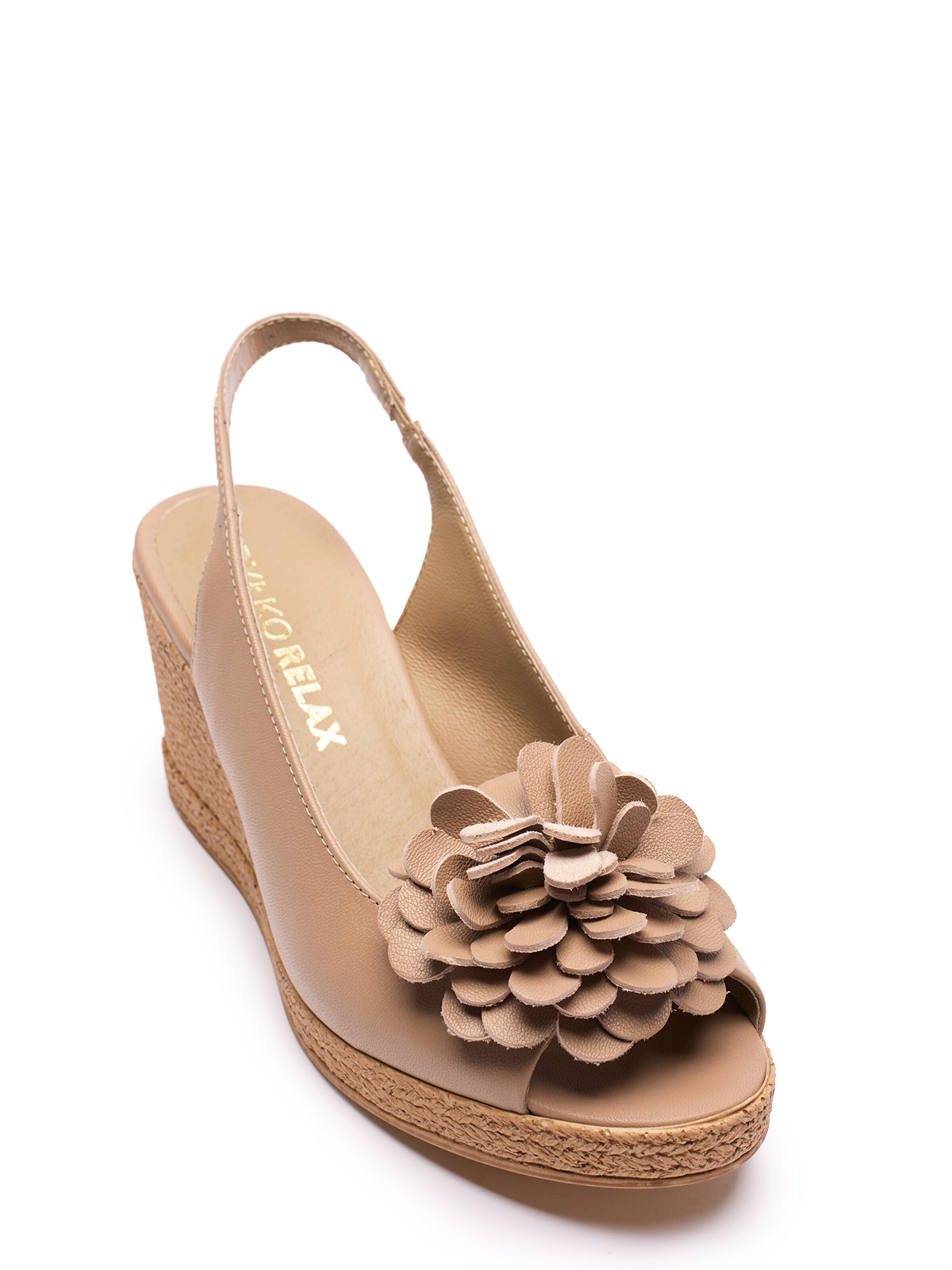 RYLKO Espadryle w kolorze beżowy