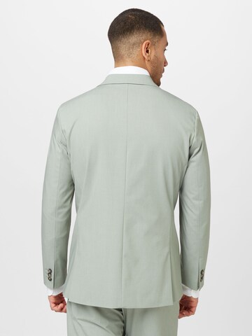 Coupe slim Costume 'LIAM' SELECTED HOMME en vert