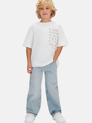 T-Shirt Calvin Klein Kids en blanc