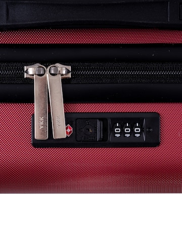 Vallsero Koffer 'VALLSERO LG6 Trolley'‌‌‌ in Rot