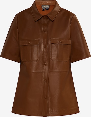 DreiMaster Vintage - Blusa en marrón: frente
