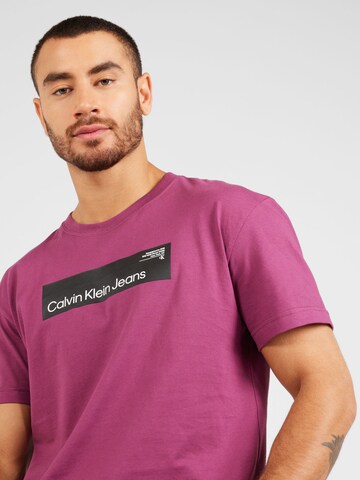 lillā Calvin Klein Jeans T-Krekls